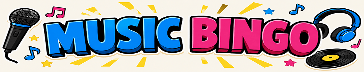 Music Bingo Blue Red